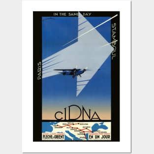 CIDNA Fleche D'Orient Vintage Poster 1931 Posters and Art